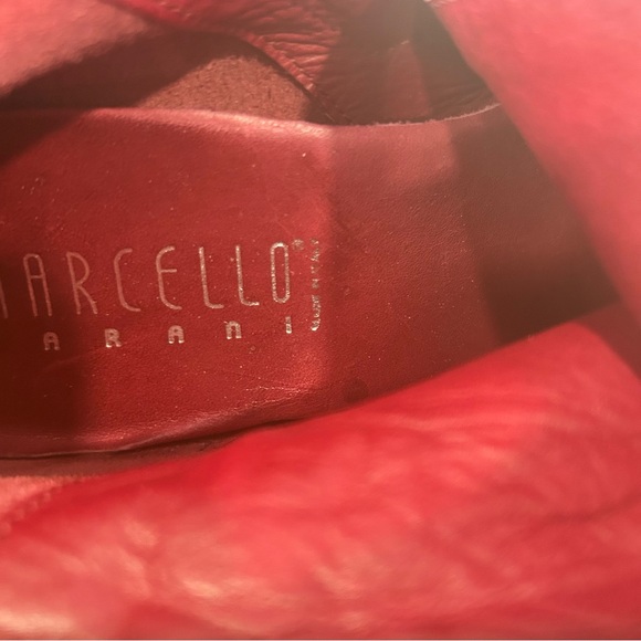 Vintage black suede booties Italy women’s size 40 USA 9B fur trim bohochic zips - Picture 3 of 16